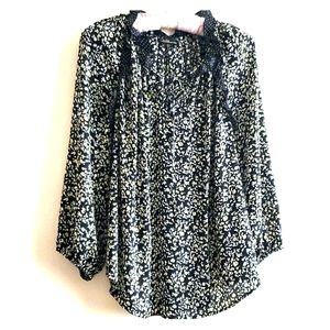 Dalia Floral Blouse Transparent Sz L